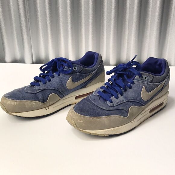 Nike Air Max 1 Premium Deep Royal Granite 512033-408 - Picture 2 of 10